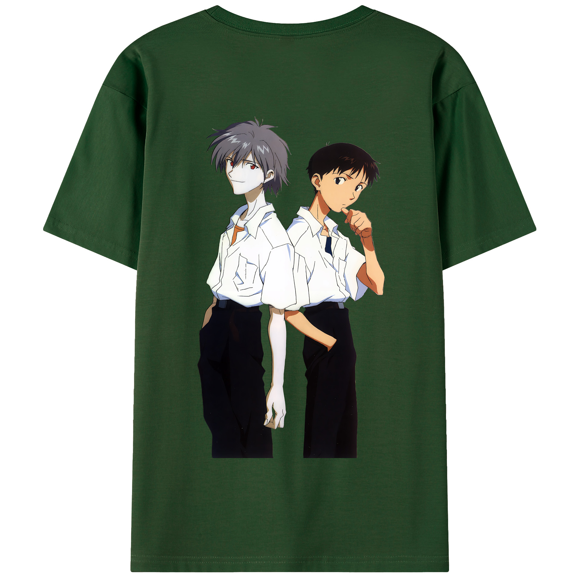 （画像用） EVA 新世紀エヴァンゲリオン 綿100％半袖Tシャツ（背面プリント）